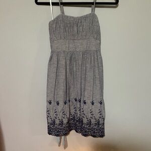 Wet Seal denim embroidered dress